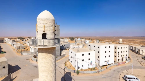 The IDF's Urban Warfare Training Center at the Tze'elim base in the western Negev, June 30, 2022. Photo by Nati Shohat/Flash90.