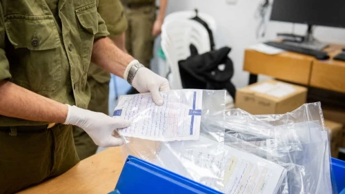 Hamas documents confiscated by the Israel Defense Forces, Oct. 15, 2023. Credit: IDF.