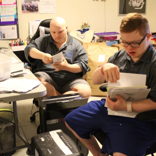 Jacob Werbin (left) and Uriel Levitt, co-founders of Shred Support. Credit: Courtesy of Dina Levitt.