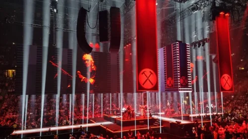 Roger Waters at a concert in Manchester, England, on June 10, 2023. Source: Twitter.