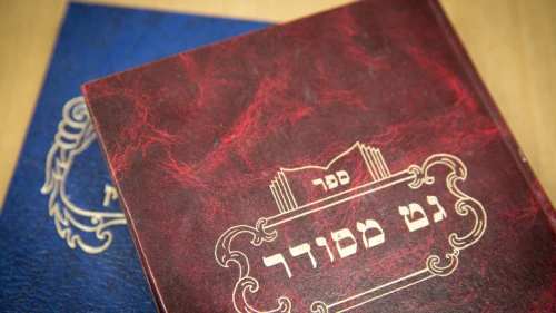 Jewish texts dealing with divorce at the Rabbinical Court's Division for "agunot" (literally, chained women), in Jerusalem on Sept. 17, 2017. Photo by Miriam Alster/Flash90.