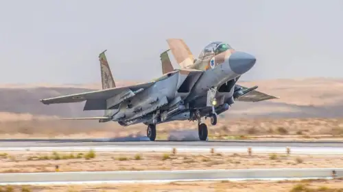 An Israeli fighter jet takes off in an undated photo. Source: @IAFsite/X.