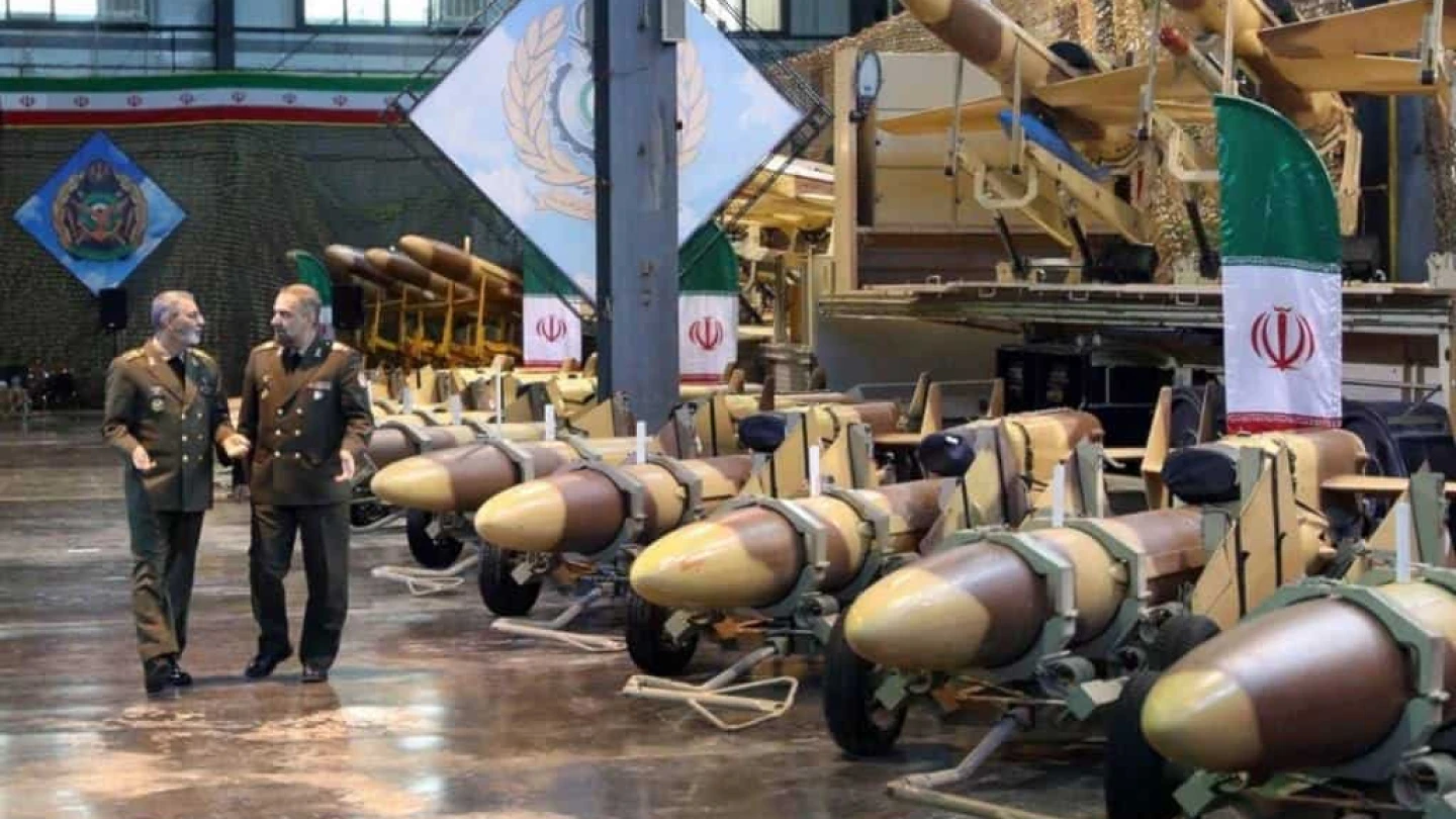 "Iran’s army receives homegrown combat drones." Source: Press TV.