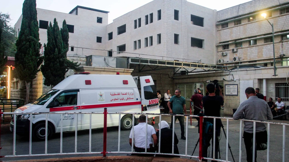 Rafidia Hospital, in Nablus, in central Samaria, Sept. 6, 2024. Photo by Nasser Ishtayeh/Flash90.
