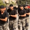 Hamas security personnel display their skills during a police academy graduation ceremony in Gaza City, Oct. 31, 2022. Photo by Attia Muhammed/Flash90.