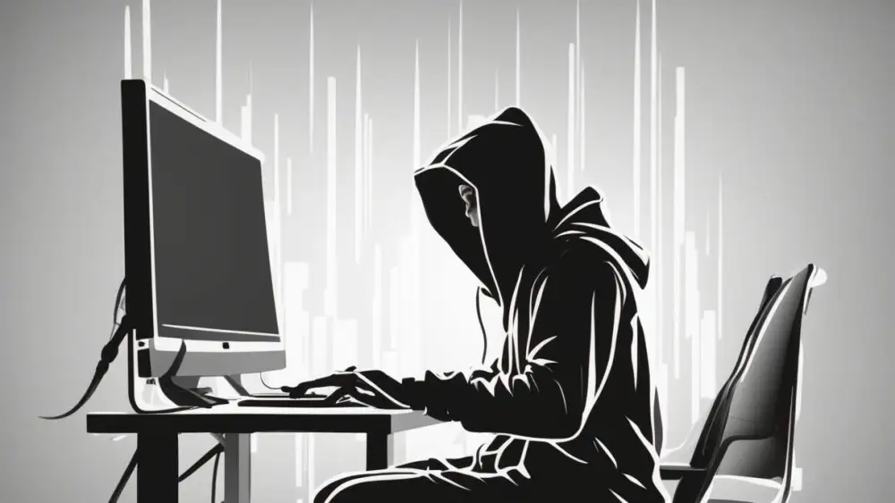 An illustrative image of a computer hacker. Source: DeepAI.