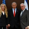 Israeli Prime Minister Benjamin Netanyahu meets with AIPAC President Betsy Korn and CEO Howard Kohr in Jerusalem, Jan. 17, 2023. Credit: Haim Zach/GPO.