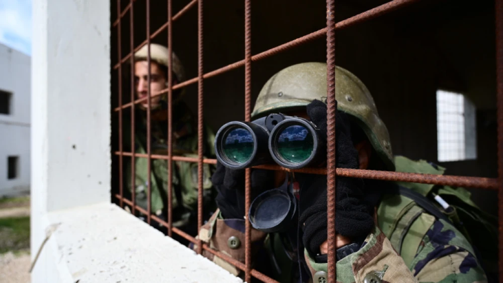 Israeli soldiers take part in an Intensive one-week military exercise in the Golan Heights. The drill involved Golani and Nahal infantry, combat engineers, tanks, artillery and medical corps. March 17, 2021. Photo by Michael Giladi/Flash90.