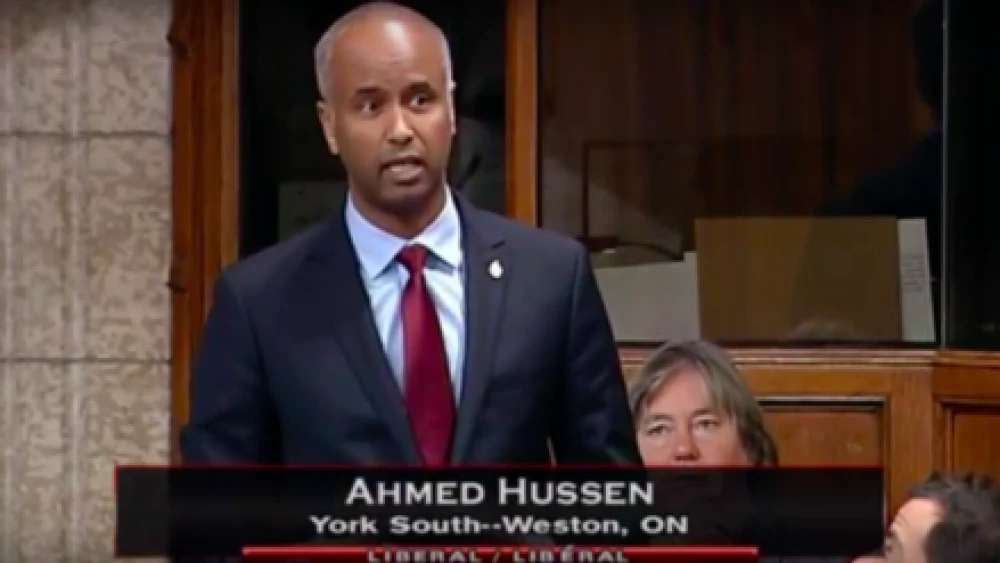 Ahmed Hussen speaks in November 2016. Credit: YouTube.