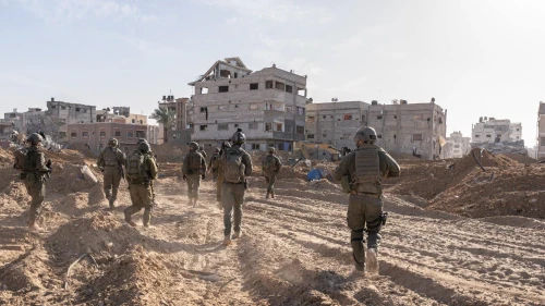 Israeli soldiers operate against Hamas terrorists in the Gaza Strip, Jan. 20, 2024. Credit: IDF.