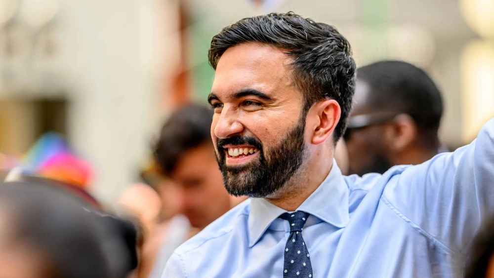 New York City mayoral candidate Zohran Mamdani, a state assemblyman, attends the 2025 New York City Pride March in New York City, on June 29, 2025. Photo by Roy Rochlin/Getty Images.