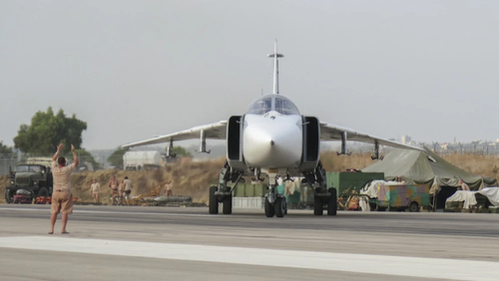 A Russia Sukoi Su-24 fighter jet in Latakia, Syria. Credit: Wikimedia Commons.