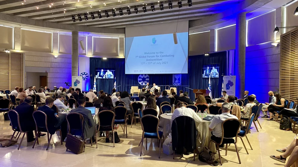 The 7th Global Forum for Combating Antisemitism. Source: Twitter/Arsen Ostrovsky