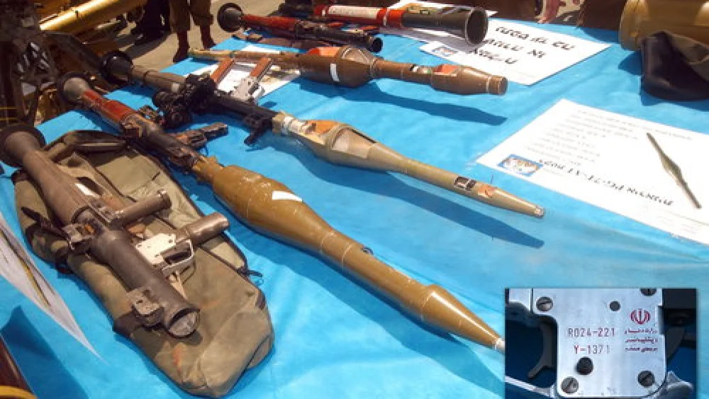 File photo: Hezbollah-owned Iranian anti-tank missiles that were captured by Israel Defense Forces in southern Lebanon in 2006. Credit: IDF.