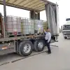 The Israeli government facilitating the transfer of medical equipment to the Palestinian Authority and Gaza Strip. Credit: IDF via Twitter.