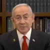 Israeli Prime Minister Benjamin Netanyahu in an online post addressing the Iranian people, Nov. 12. 2024. Credit: GPO/YouTube.