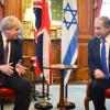 British Foreign Secretary Boris Johnson with Israeli Prime Minister Benjamin Netanyahu in London in 2017. Credit: Kobi Gideon/GPO.