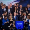 Likud members and supporters celebrate Israel's election results at party headquarters in Tel Aviv on April 9, 2019. Photo by Yonatan Sindel/Flash90.