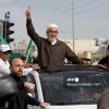 Raed Salah, the head of the northern branch of the Islamic Movement in Israel, was released from Megiddo prison after serving 17 months, Dec. 13, 2021. Source: Twitter.