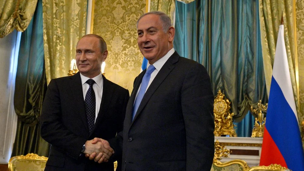 Israeli Prime Minister Benjamin Netanyahu and Russian President Vladimir Putin during a meeting in June 2016 in Moscow. Credit: Haim Zach/GPO.