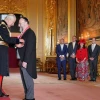 U.K. Chief Rabbi Ephraim Mirvis received the title of Knight Commander of the Order of the British Empire, July 11, 2023. Credit: Twitter.