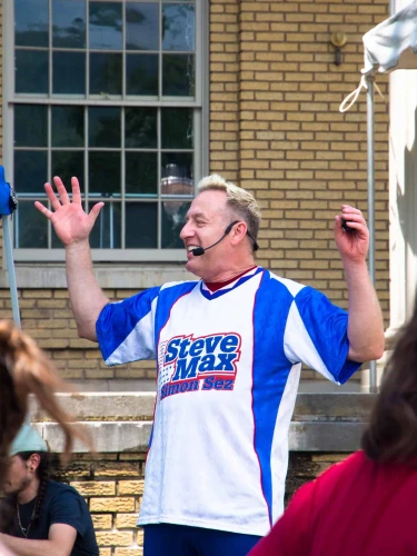 Old-fashioned games were played at the first-ever Borsch Belt Fest in Ellenville, N.Y., on July 29, 2023. Photo by Robin Cohen Kauffman.