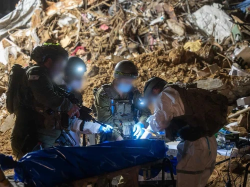 "Operation Courageous Heart" in the Gaza Strip to retrieve the remains of Israeli Police Master Sgt. Ran Gvili, January 2026. Credit: IDF.