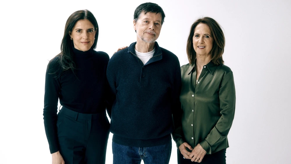 For seven years, directors (from left) Sarah Botstein, Ken Burns and Lynn Novick went through thousands of documents and conducted numerous interviews to complete the documentary, “The U.S. and the Holocaust.” Credit: Courtesy.