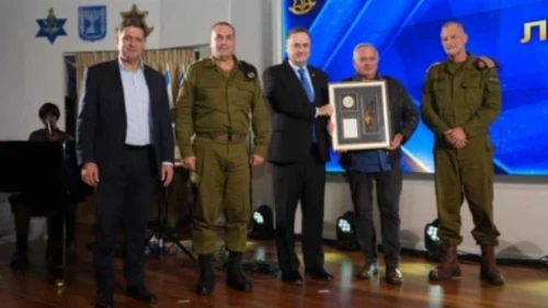 "Defense Minister's Shield" award ceremony, Dec. 29, 2025. Photo by Elad Malka/ Ministry of Defense.