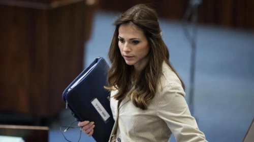 Blue and White Party member Omer Yankelevich at the Plenary Hall at the Knesset on May 14, 2019. Photo by Hadas Parush/Flash90.