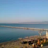A view from the beach of Perea, Thessaloniki, Greece, home of a once thriving Jewish community. Credit: Wikimedia Commons.