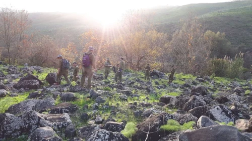 Soldiers with the IDF’s EITAN Unit searching for the remains of missing soldiers. Credit: IDF.