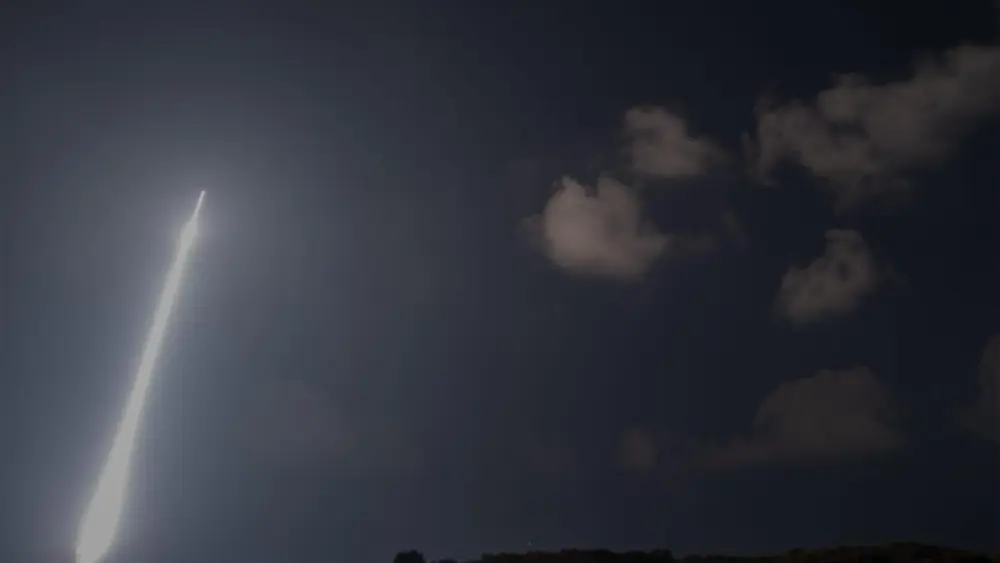 The Arrow 2 flight test conducted on Aug. 12, 2020 by the Israel Defense Ministry, U.S. Missile Defense Agency, Israel Aerospace Industries and the Israeli Air Force. Credit: Israeli Defense Ministry Spokesperson's Office.