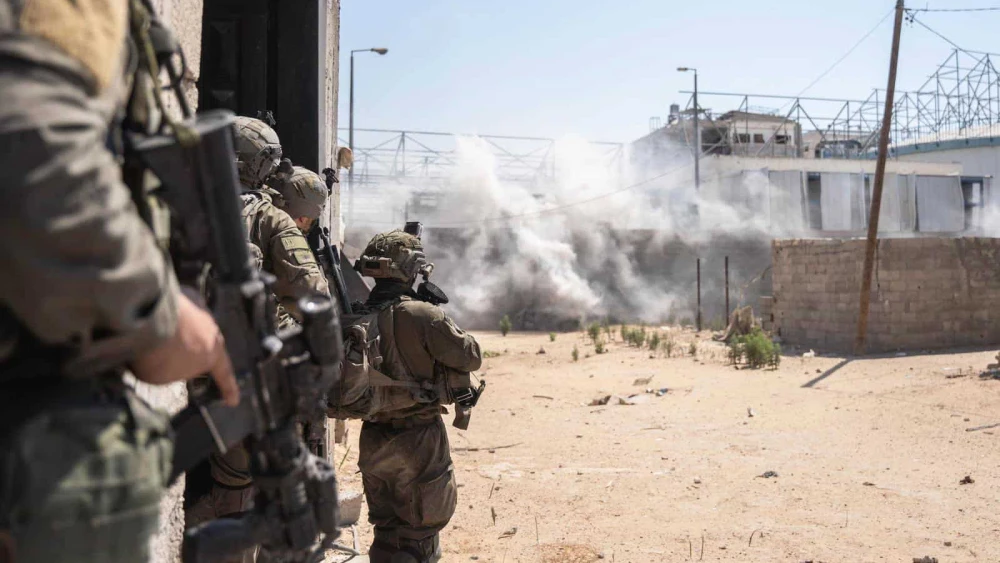 Israeli troops during operational activity in the Gaza Strip, July 2024. Credit: IDF.