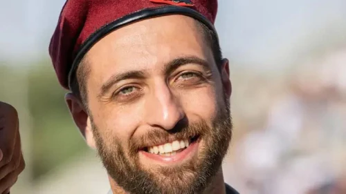 Maj. Hod Shriebman, 27, was killed in action in the Gaza Strip, Dec. 27, 2024. Credit: IDF.