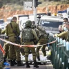 Israeli security forces near the scene of an attempted stabbing attack at the Gitai Avishar Junction west of Ariel in Judea and Samaria, Jan. 26, 2021. Photo by Flash90.