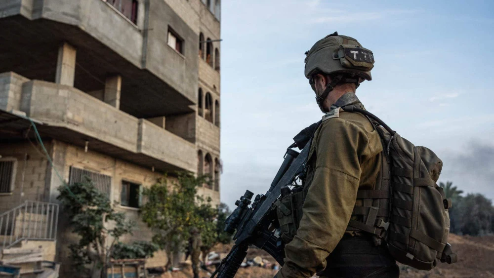 Israeli troops operating in the Hamas-ruled Gaza Strip, Dec. 17, 2023. Credit: IDF.