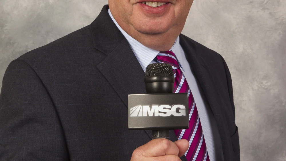 Sam Rosen was inducted into the National Jewish Sports Hall of Fame On June 8, 2008. Credit: MSG Network.