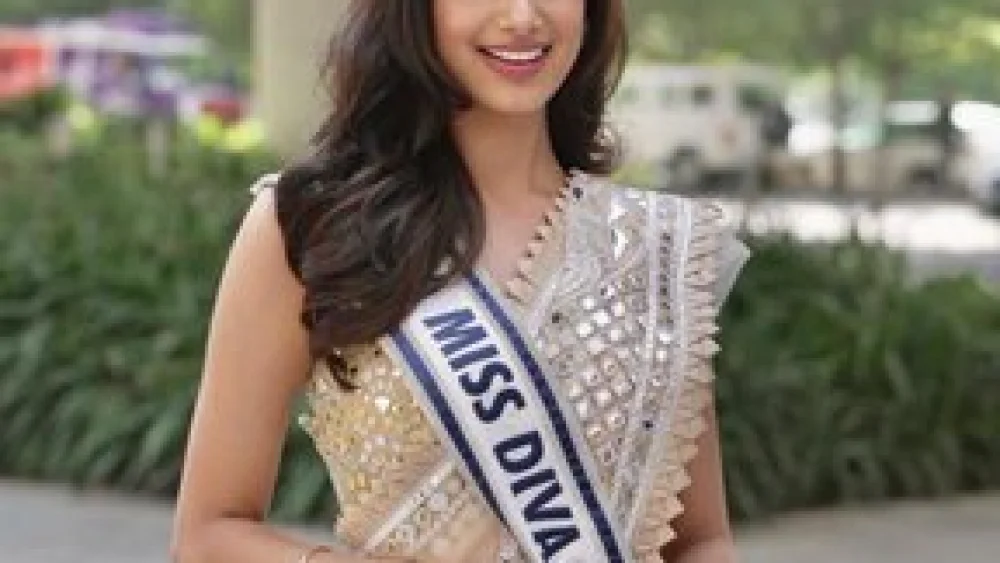 Harnaaz Sandhu of India was crowned the 70th “Miss Universe” in Eilat, Israel, on Dec. 12, 2021. Source: Twitter.