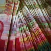 Illustrative photo of 200-shekel bills. Photo by Nati Shohat/Flash90.