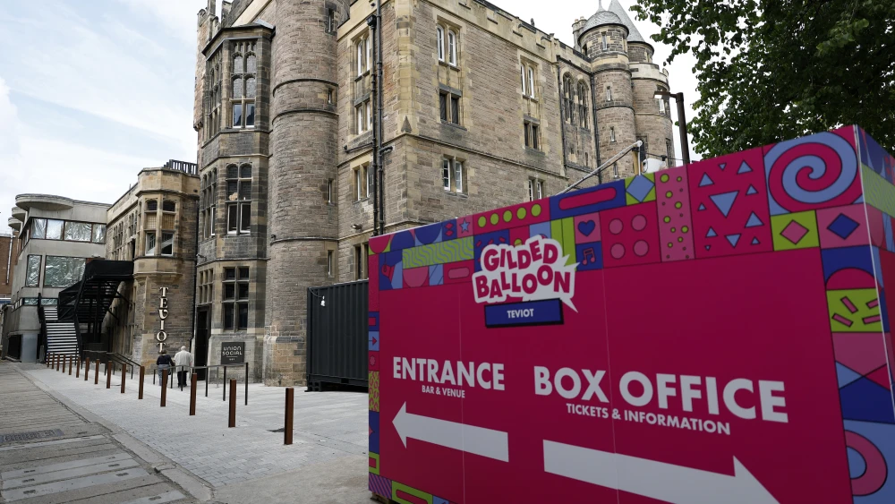 A general view of a venue in Edinburgh, Scotland, during the Fringe Festival on Aug. 6, 2026. Photo by Jeff J Mitchell/Getty Images.