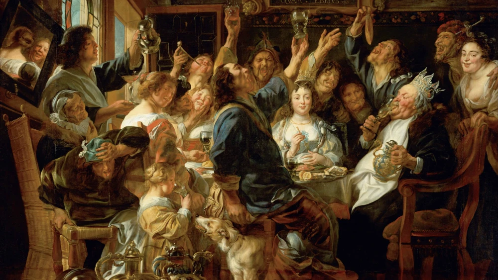 Jacob (Jacques) Jordaens, “The Feast of the Bean King”