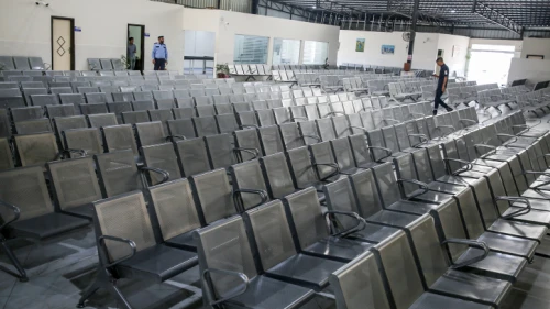 The Erez Crossing, in Beit Hanun, between Israel and the northern Gaza Strip, on Aug. 4, 2022. Photo by Attia Muhammed/Flash90.
