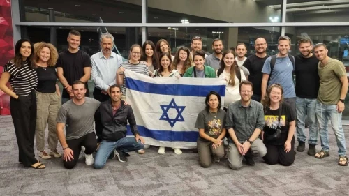 Participants in the Ruderman Program for American Jewish Studies at University of Haifa take part in a tour of Boston and New York. Credit: Ruderman Family Foundation.
