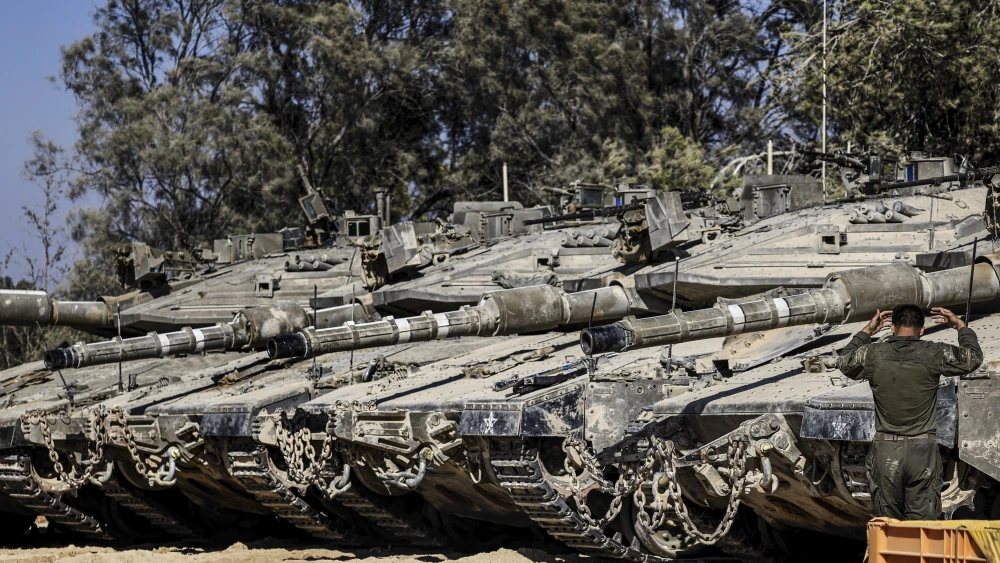 IDF tank hit by Hamas explosive device in ‘Yellow Line area’