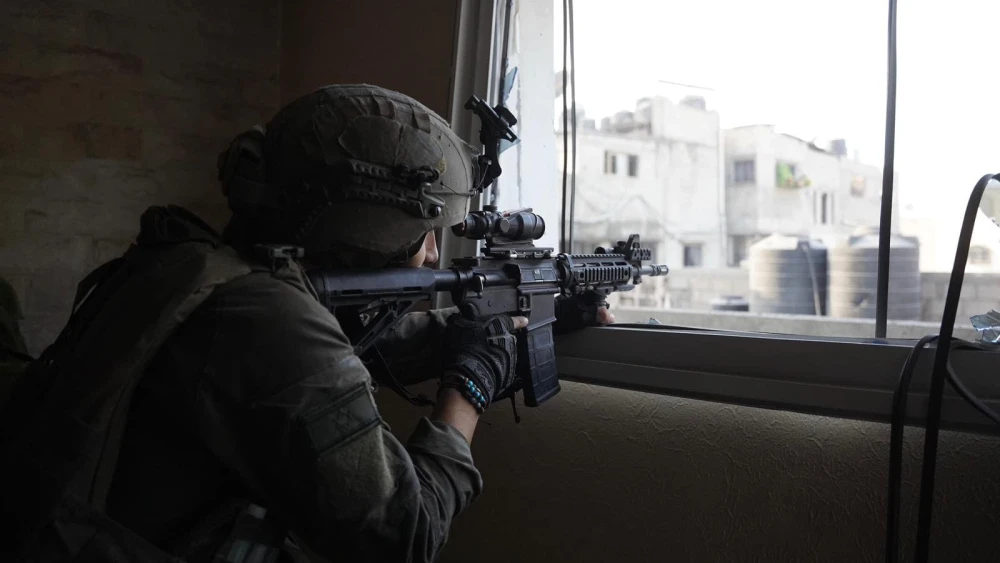 Israeli troops operating in the Hamas-ruled Gaza Strip, Dec. 18, 2023. Credit: IDF.