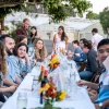 A OneTable Shabbat dinner. Photo courtesy of OneTable.
