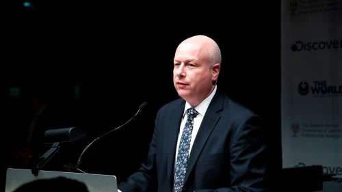 Jason Greenblatt at the Seventh Annual Champions of Jewish Values International Awards Gala at Carnegie Hall in New York City on March 28, 2019. Credit: SD Mack/Shutterstock.