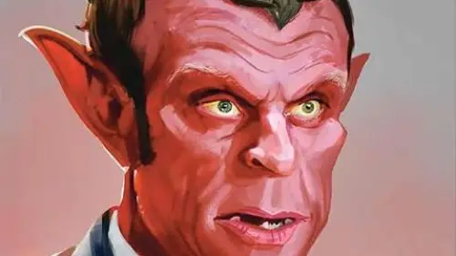 A portrait of French President Emmanuel Macron, "The Devil from Paris," that appeared on the front page of the Iranian newspaper "Vatan Emrooz." Source: Vatan Emrooz.