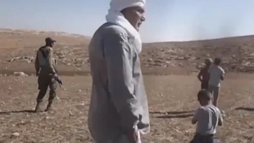 Footage of controversial pro-Palestinian activist Ezra Nawi, of the Israeli NGO Ta'ayush, that was aired on Israel's Channel 2. Credit: YouTube.
